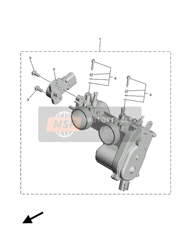 Yamaha TMAX 2017 Intake 2 for a 2017 Yamaha TMAX